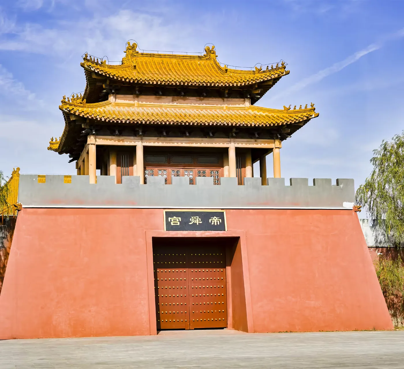濮阳濮水小镇风景图片