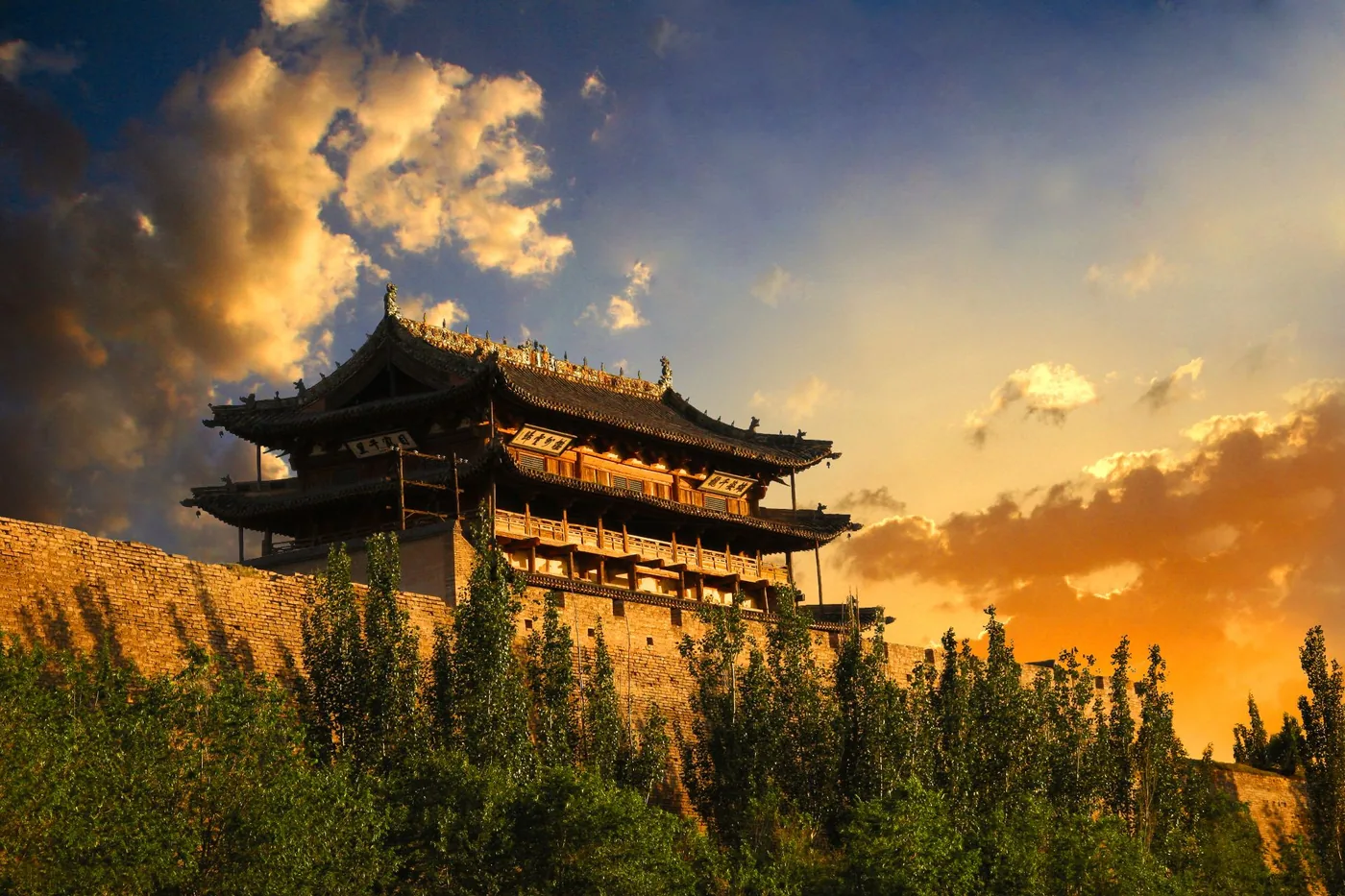 蔚州古城实景图片