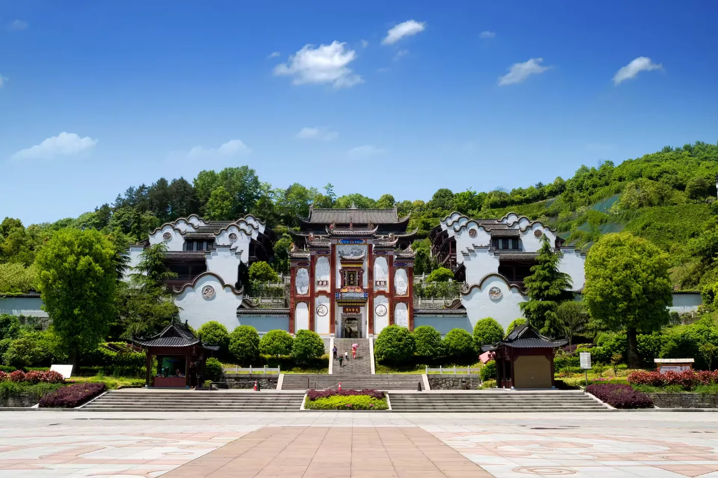九畹溪漂流风景图片