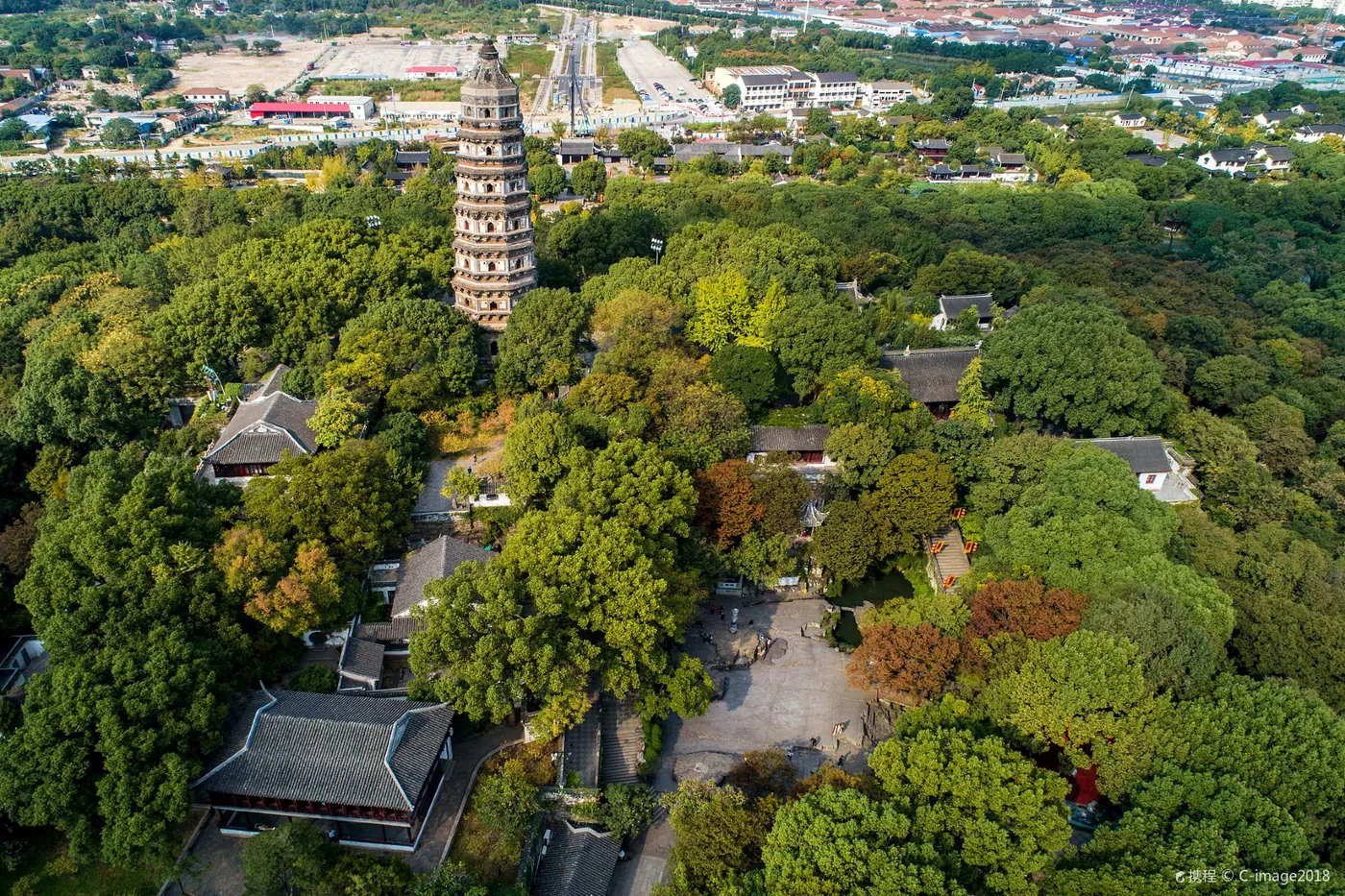虎丘风景图片