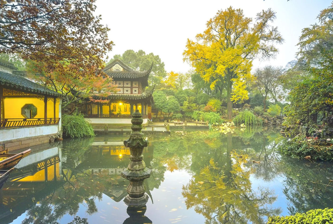 留园风景图片
