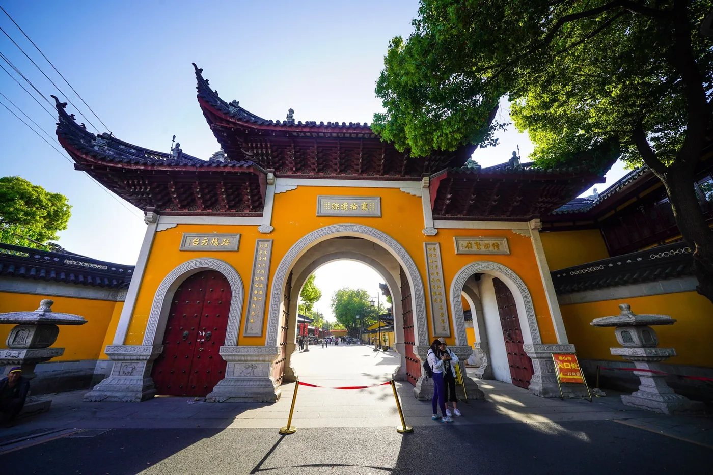 寒山寺实景图片