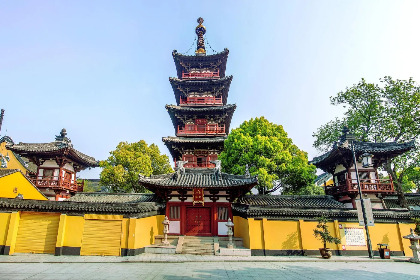 寒山寺风景图片