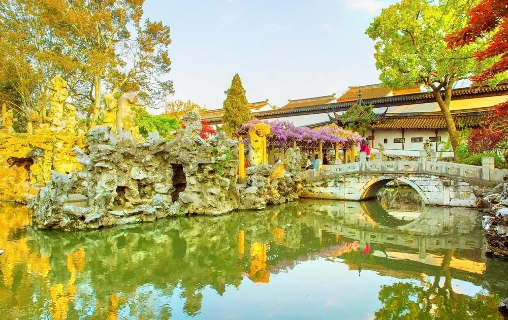 狮子林风景图片