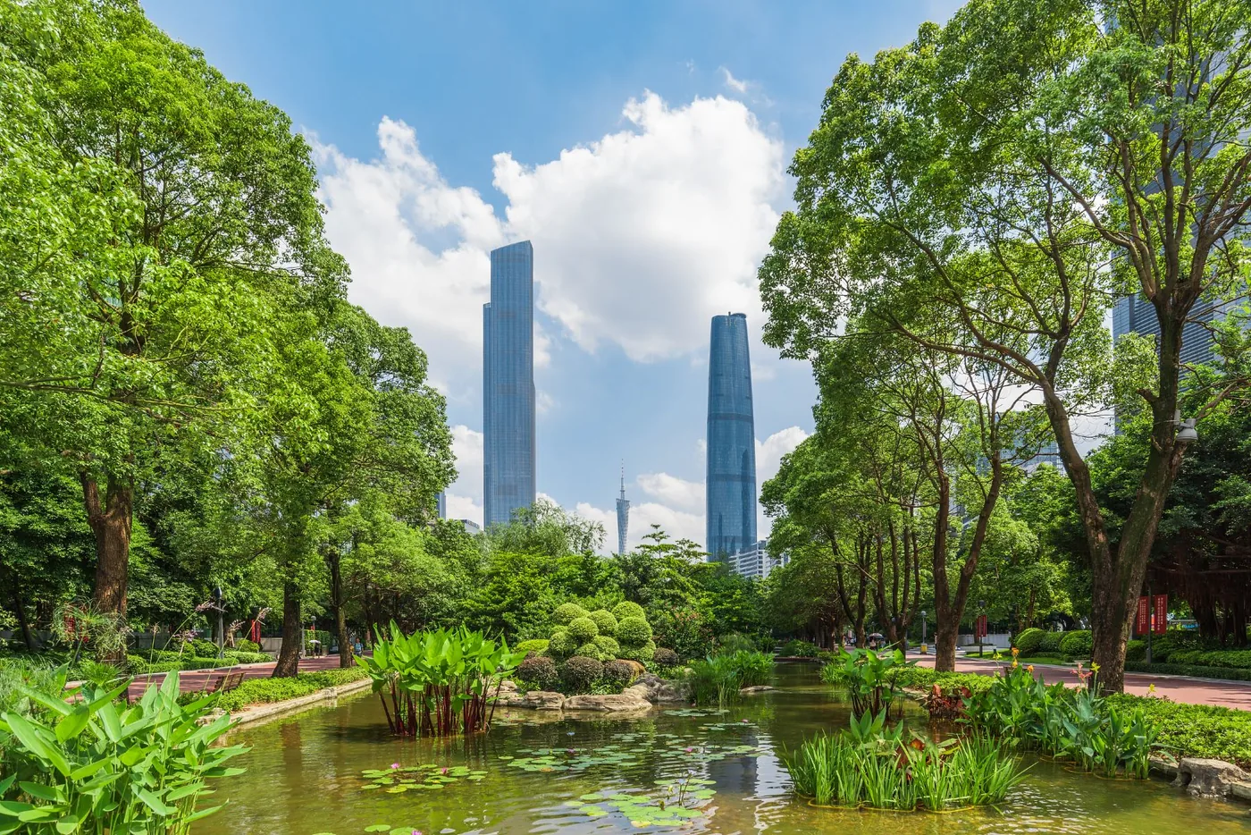 花城广场风景图片