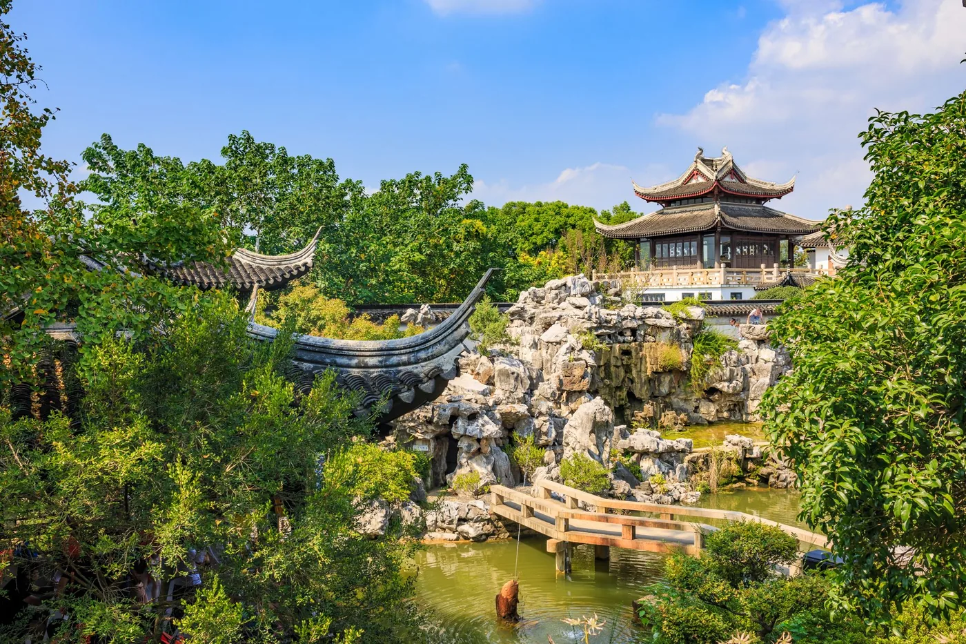 木渎古镇水乡实景图片