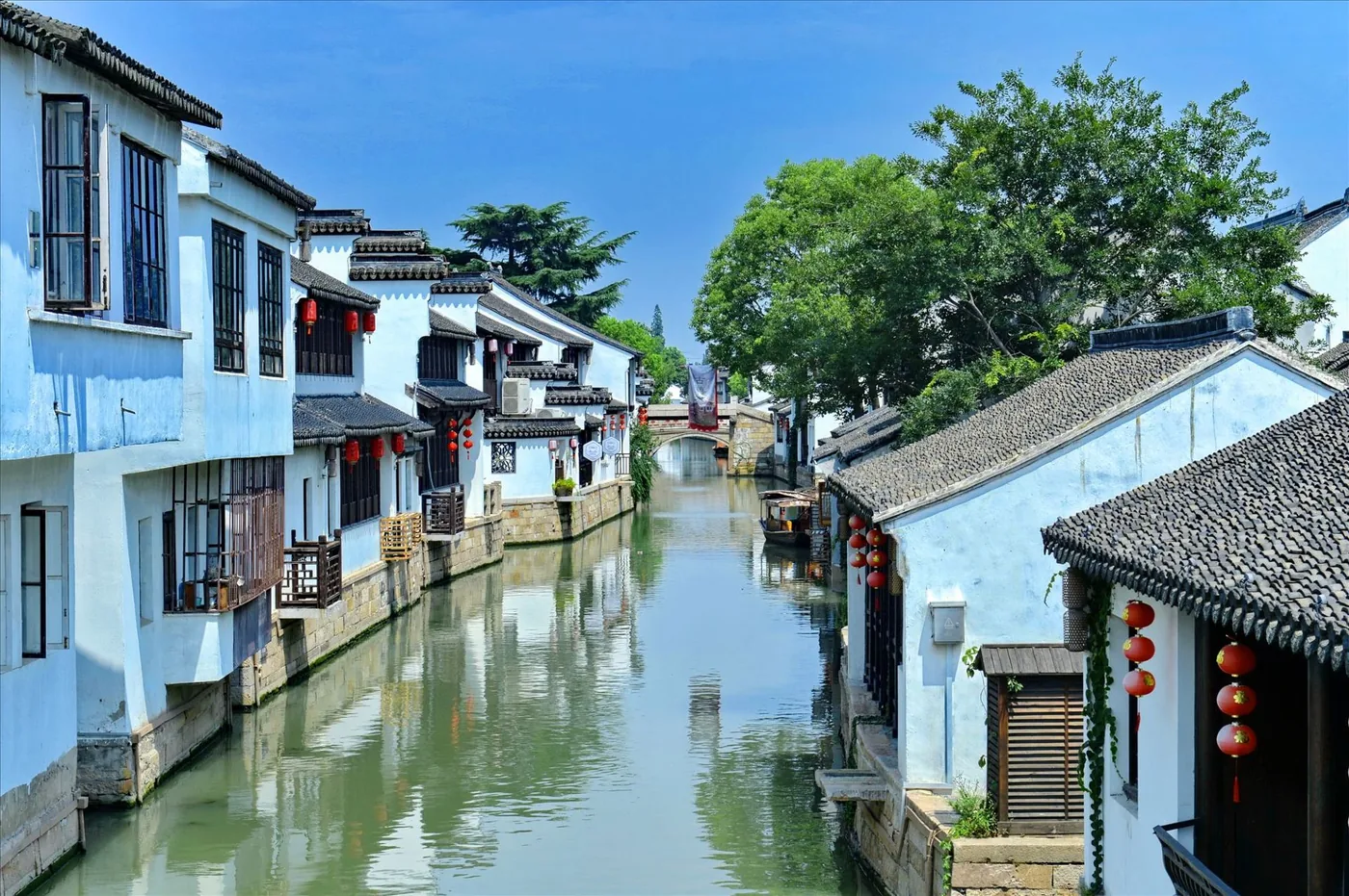 甪直古镇实景图片