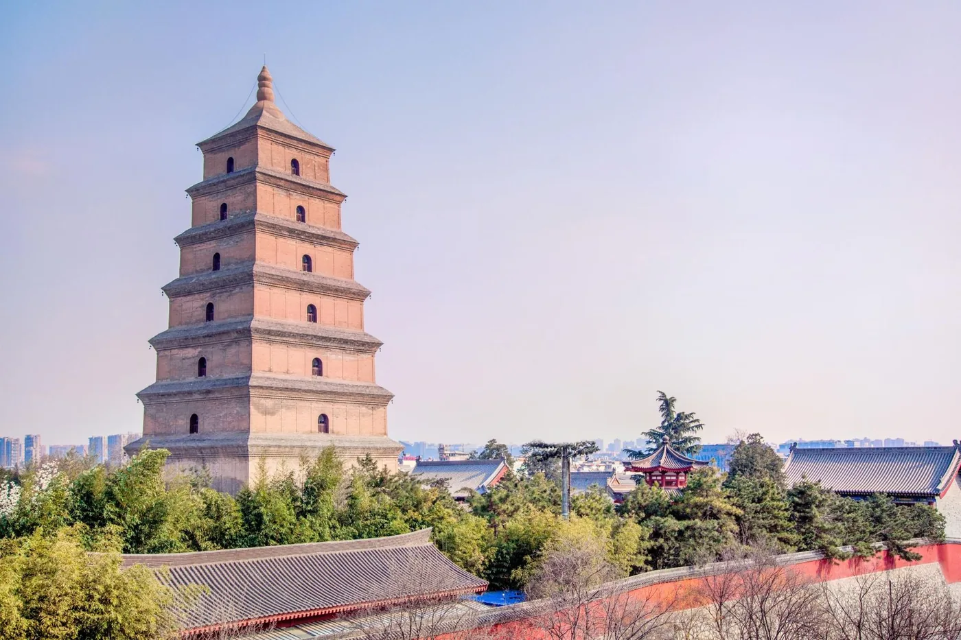 大雁塔风景图片