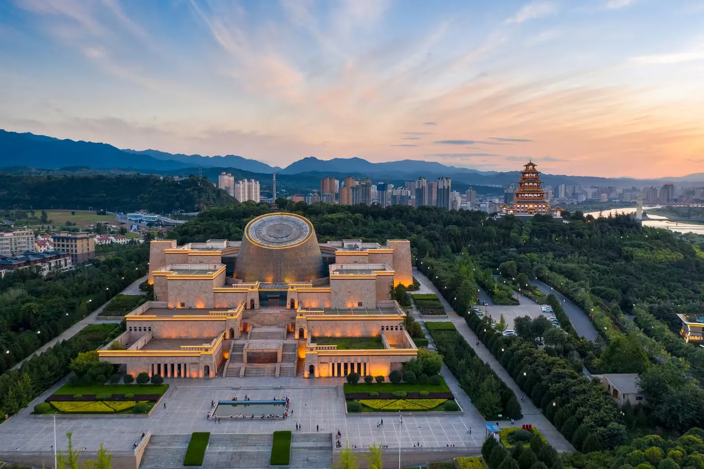 宝鸡青铜器博物院风景图片