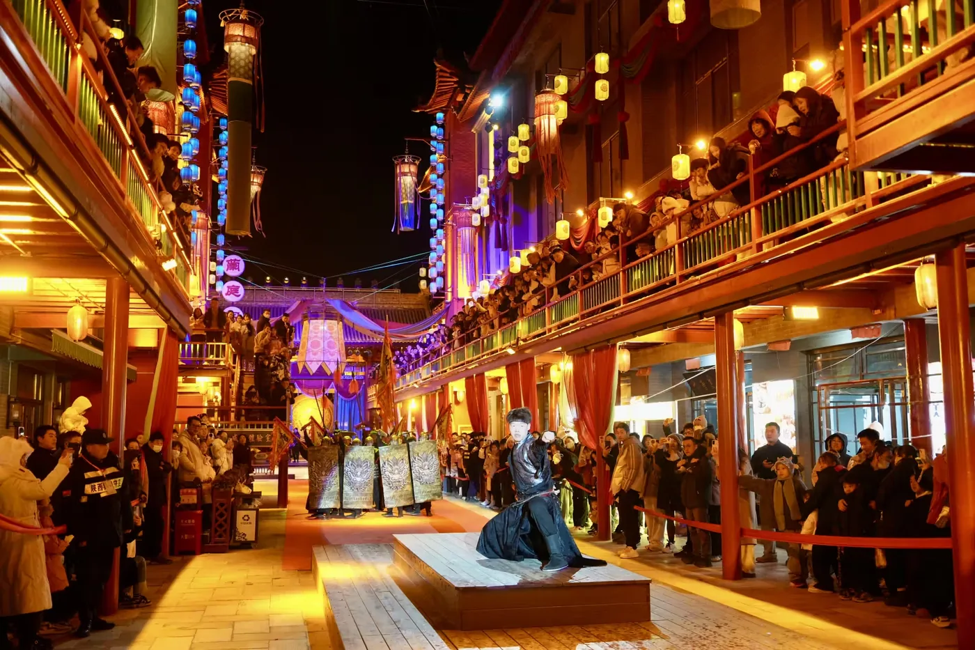 袁家村风景图片
