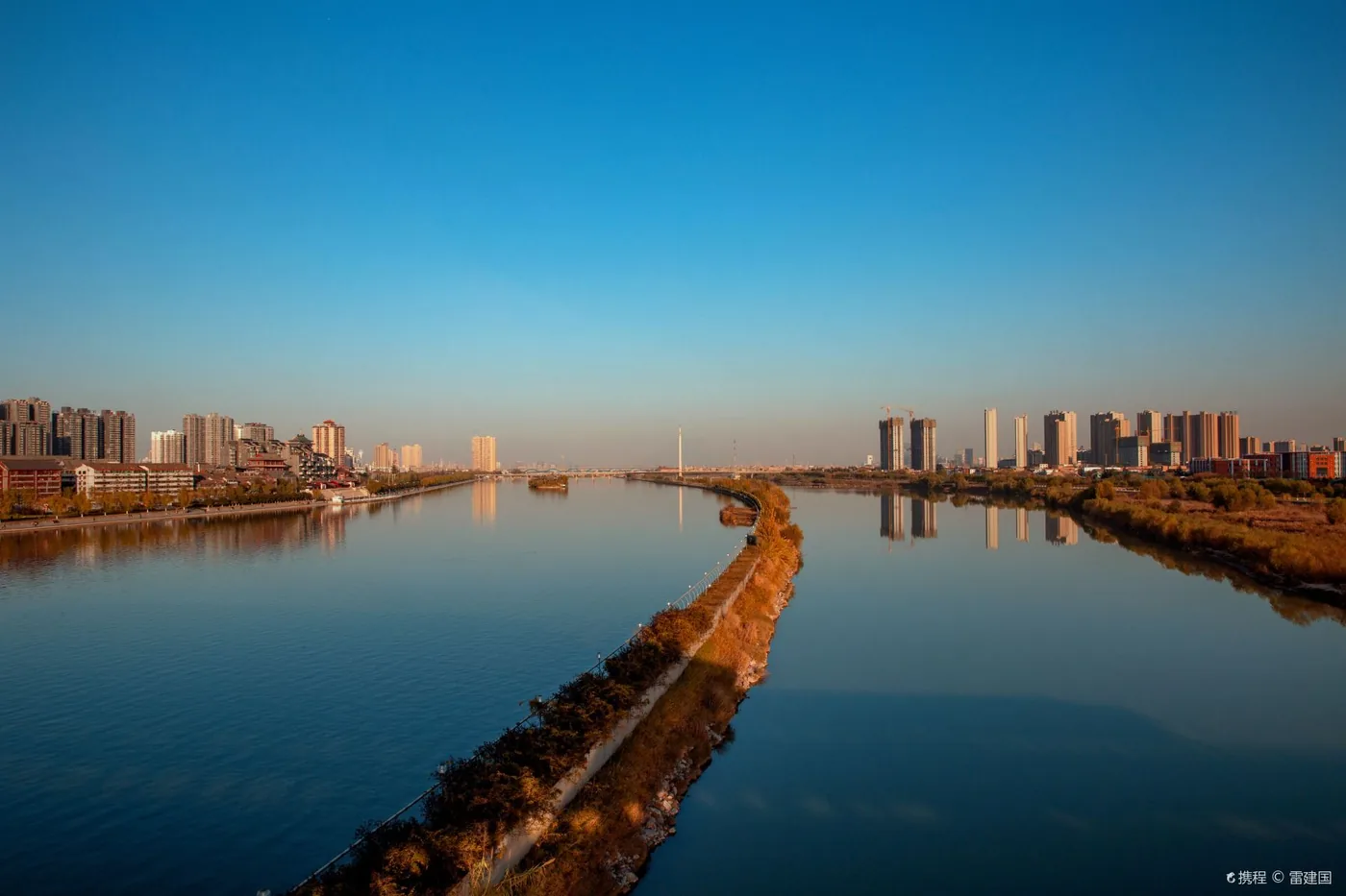 咸阳湖景区风景图片