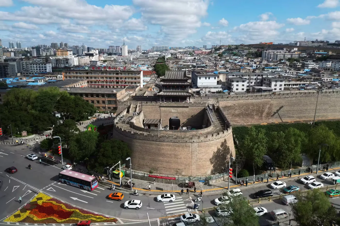 榆林古城实景图片