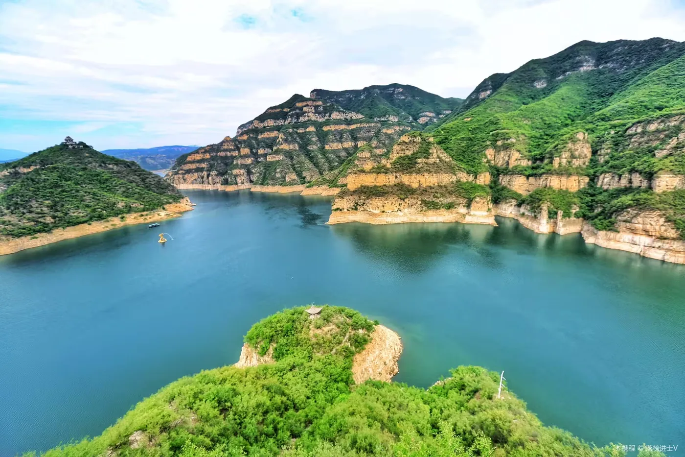 黄河三峡风景图片