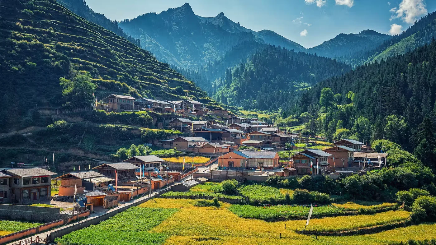 扎尕那风景图片