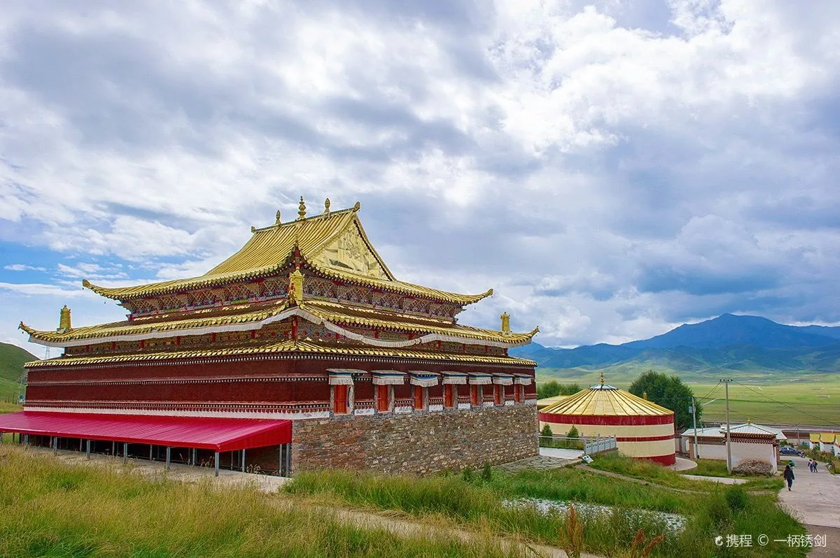 阿柔大寺风景图片