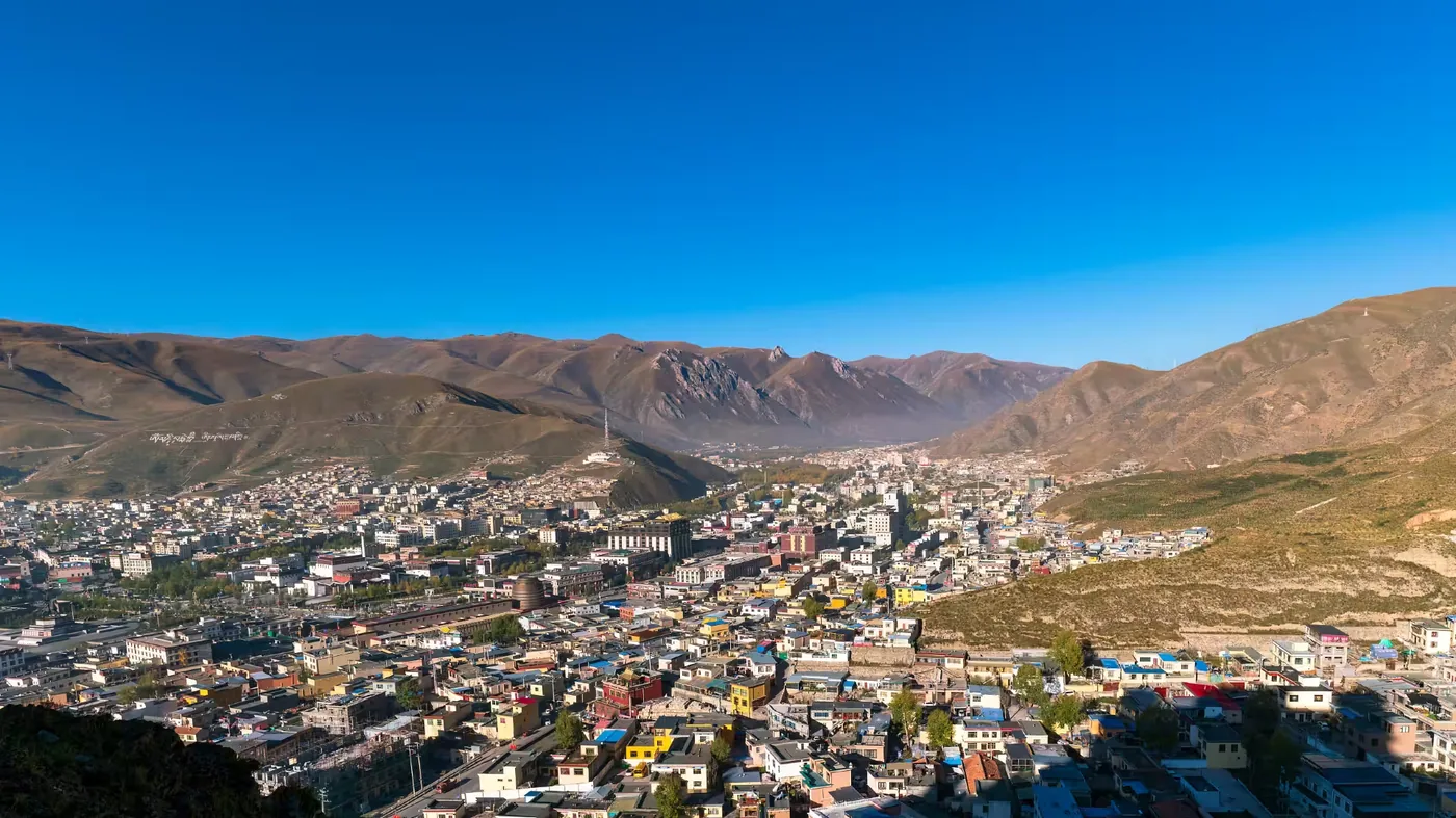 巴塘草原风景图片