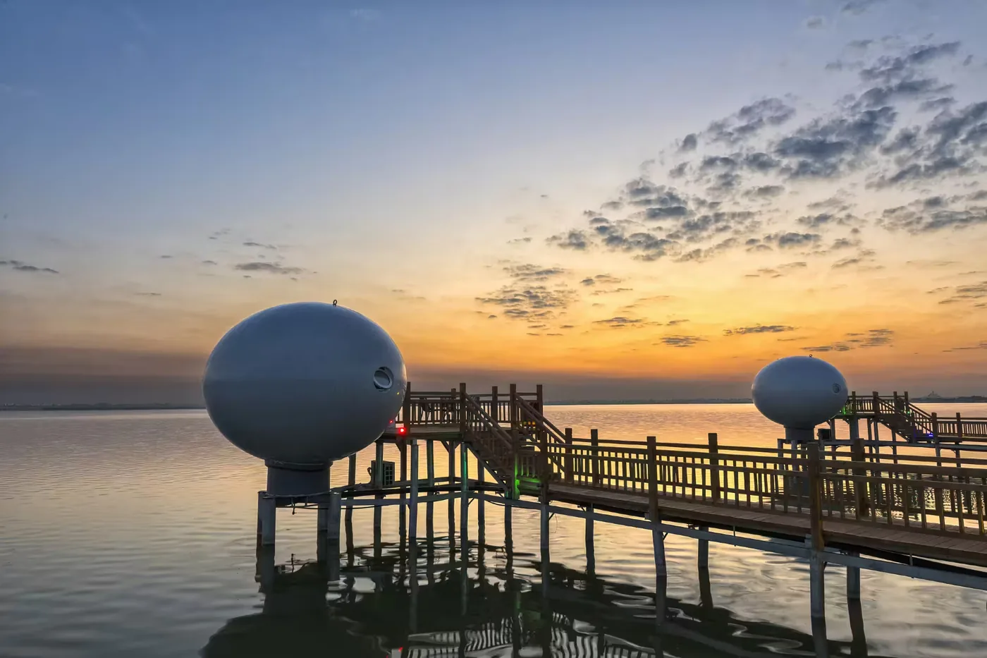 沙湖生态旅游区风景图片