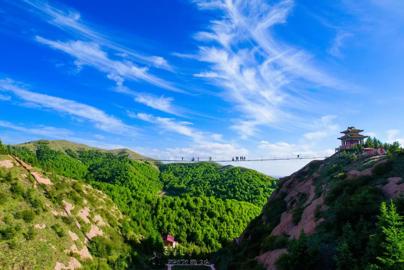 西吉震湖风景图片