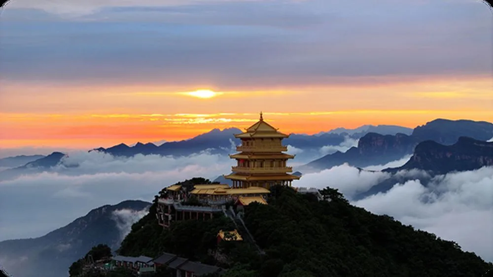 王屋山风景图片