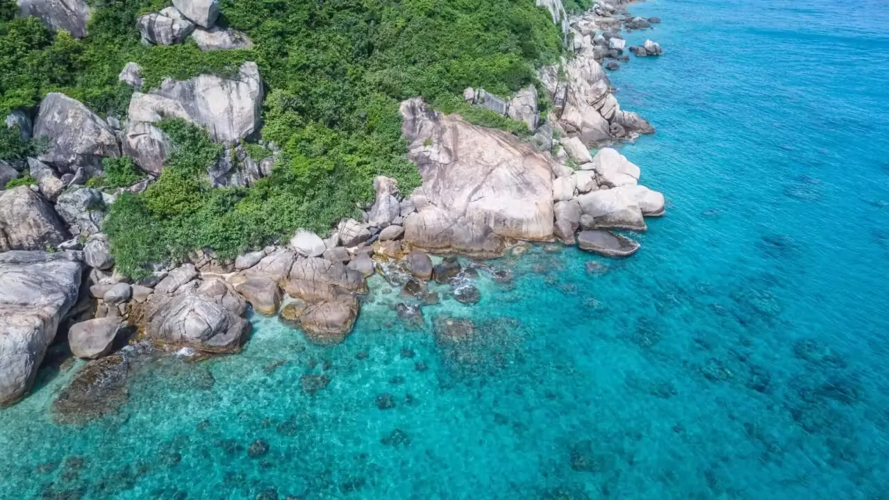 加井岛风景图片