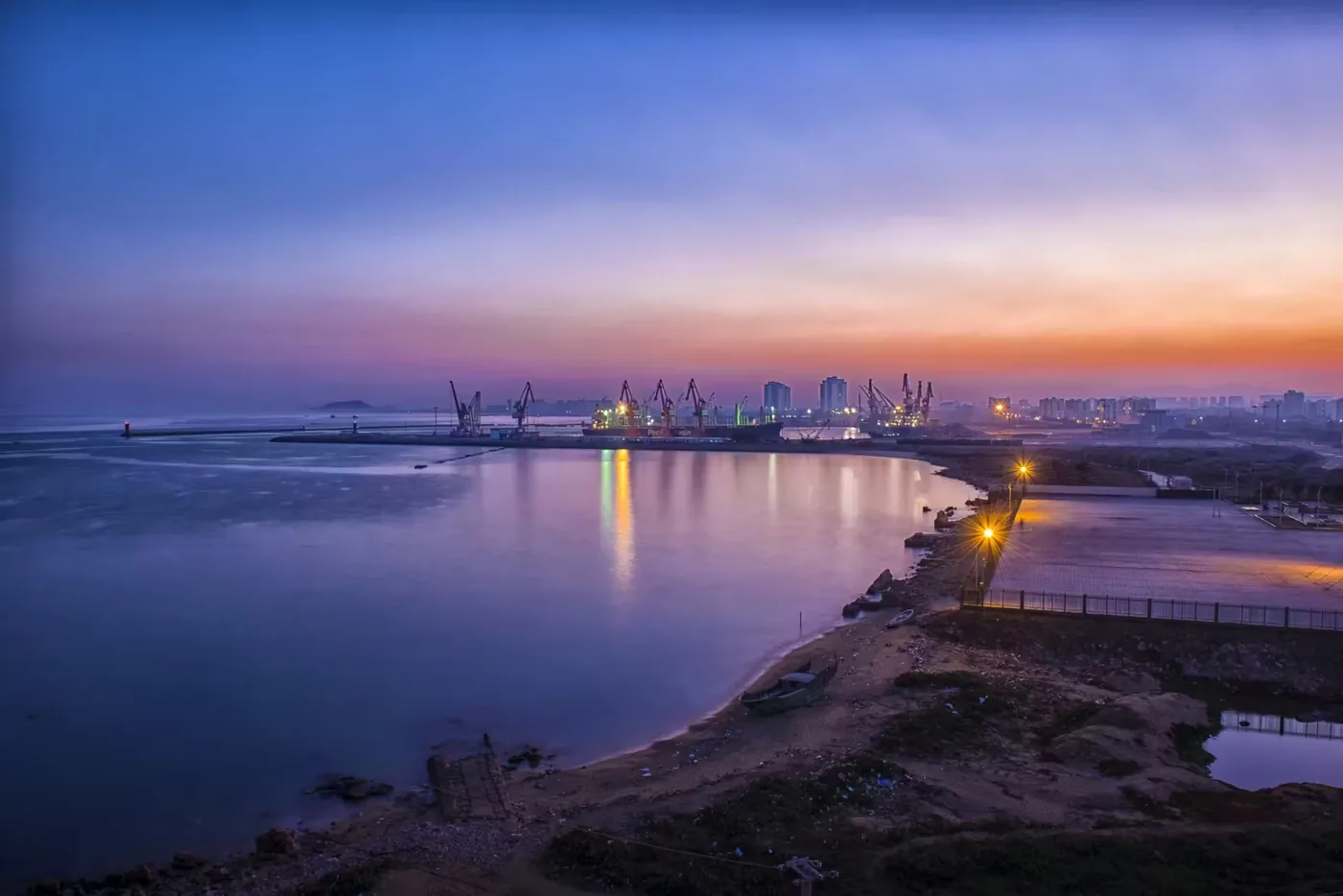 鱼鳞洲风景图片