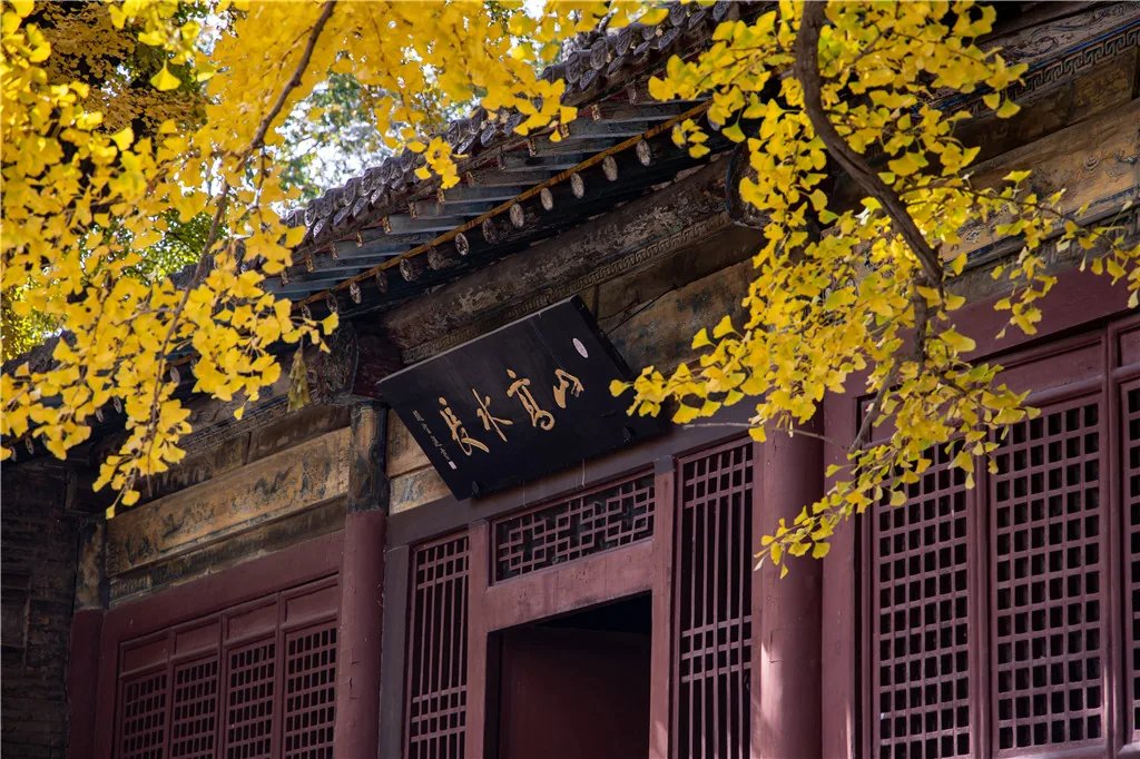 晋祠风景图片