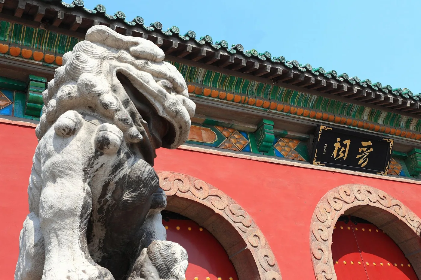 晋祠风景图片