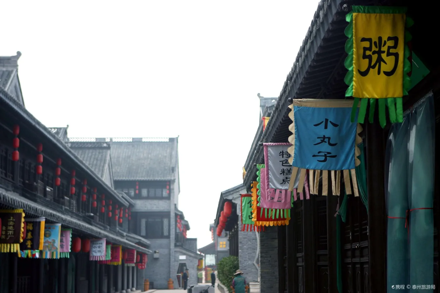泰州老街风景图片