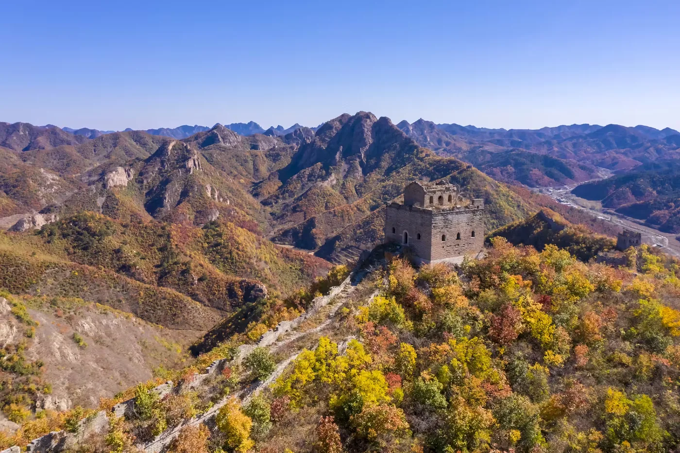 董家口长城实景图片