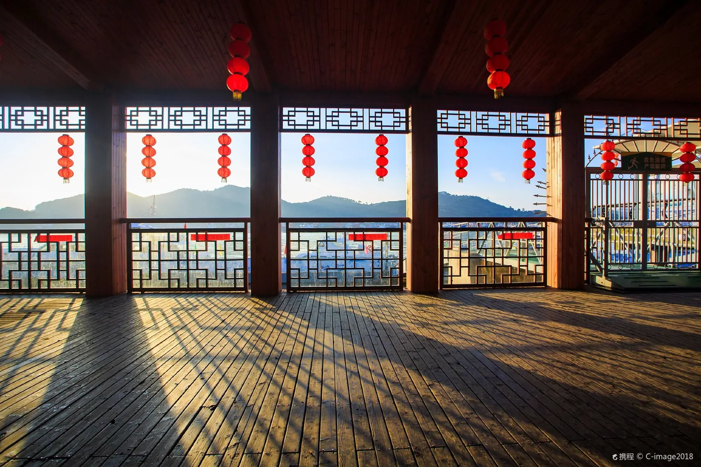石浦渔港古城风景图片