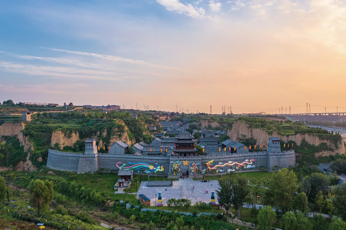 青龙古镇实景图片