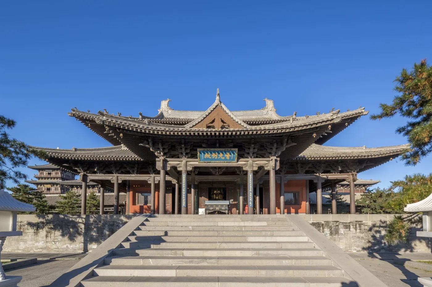 华严寺实景图片