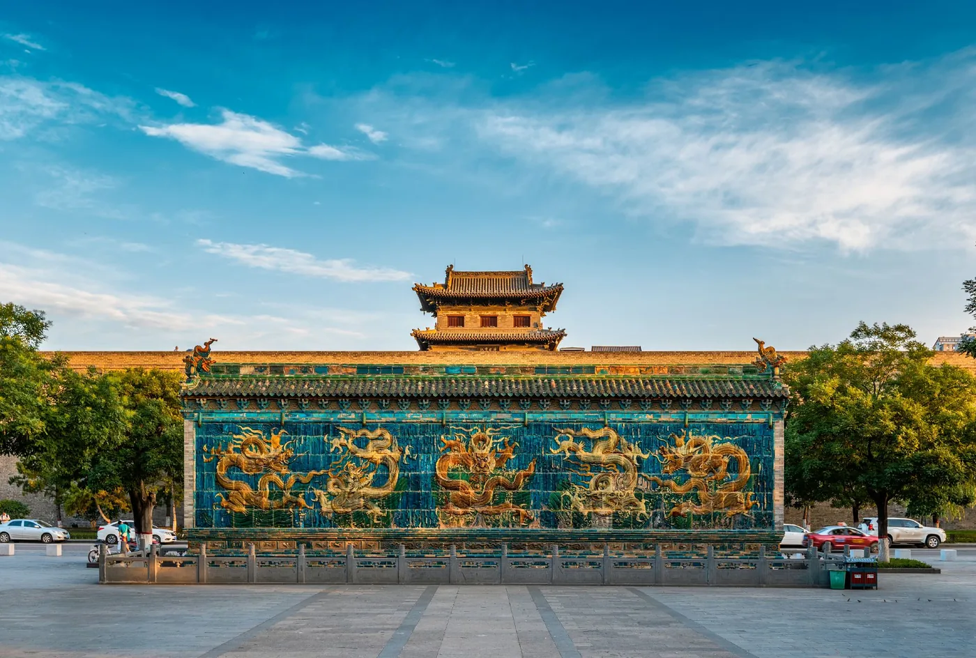 大同古城墙风景图片