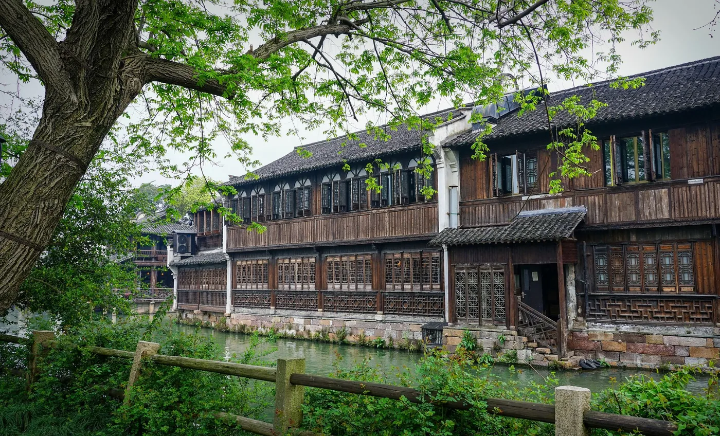 月河历史街区风景图片