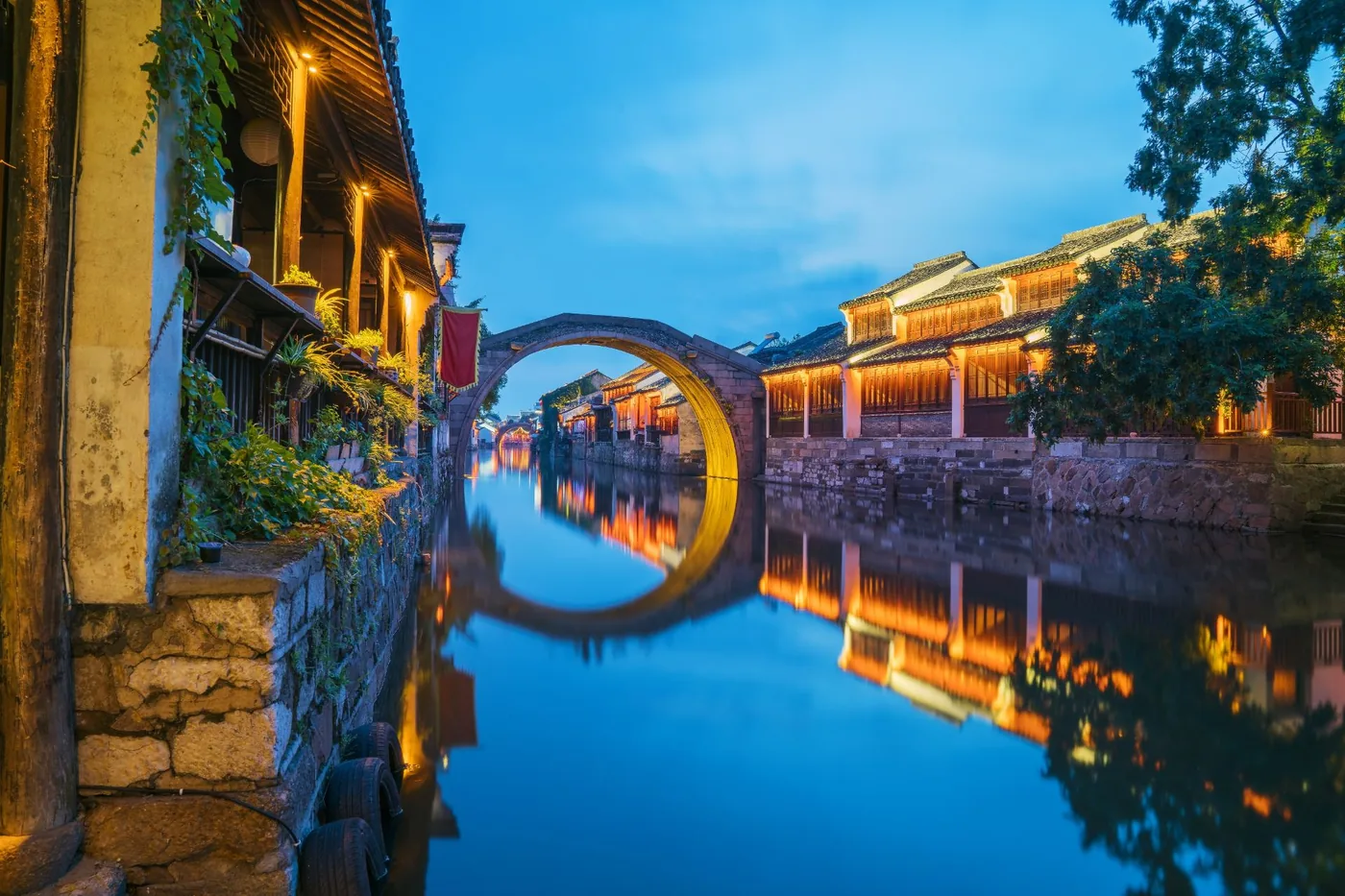 南浔古镇水乡实景图片