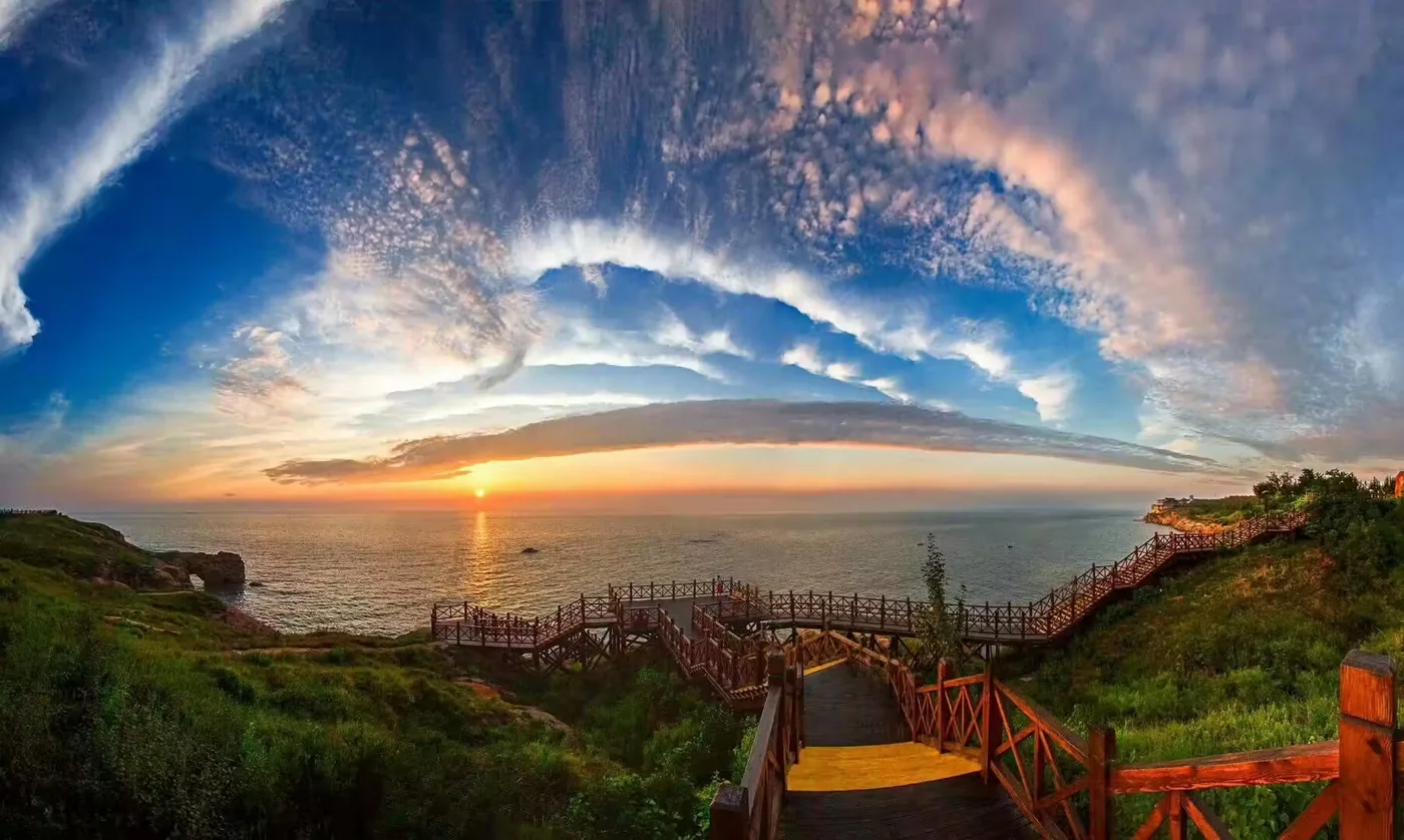 北海浴场风景图片