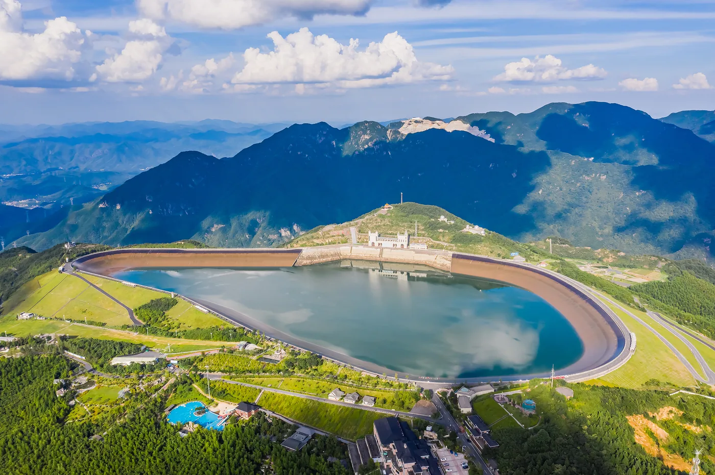 江南天池实景图片
