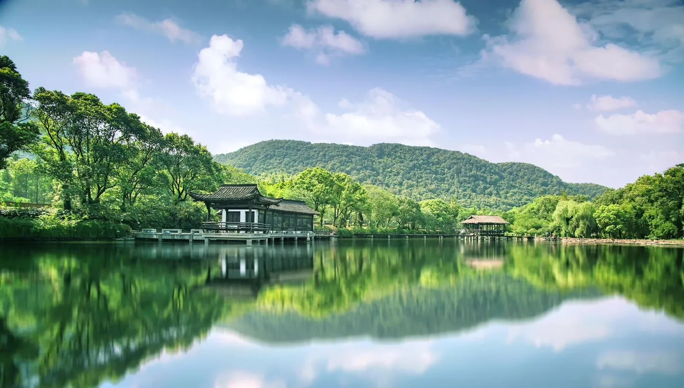 兰亭景区实景图片