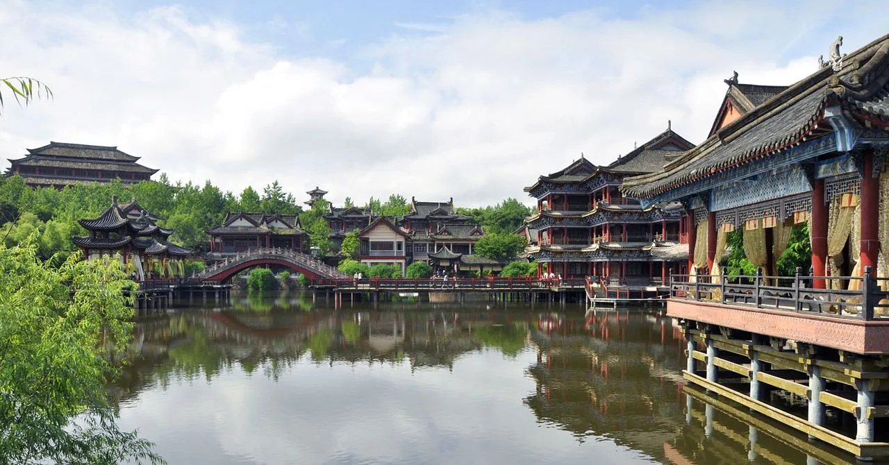 横店影视城风景图片