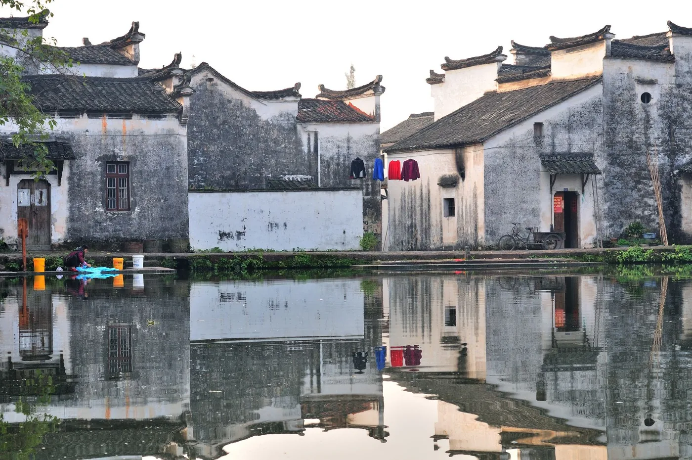 诸葛八卦村实景图片