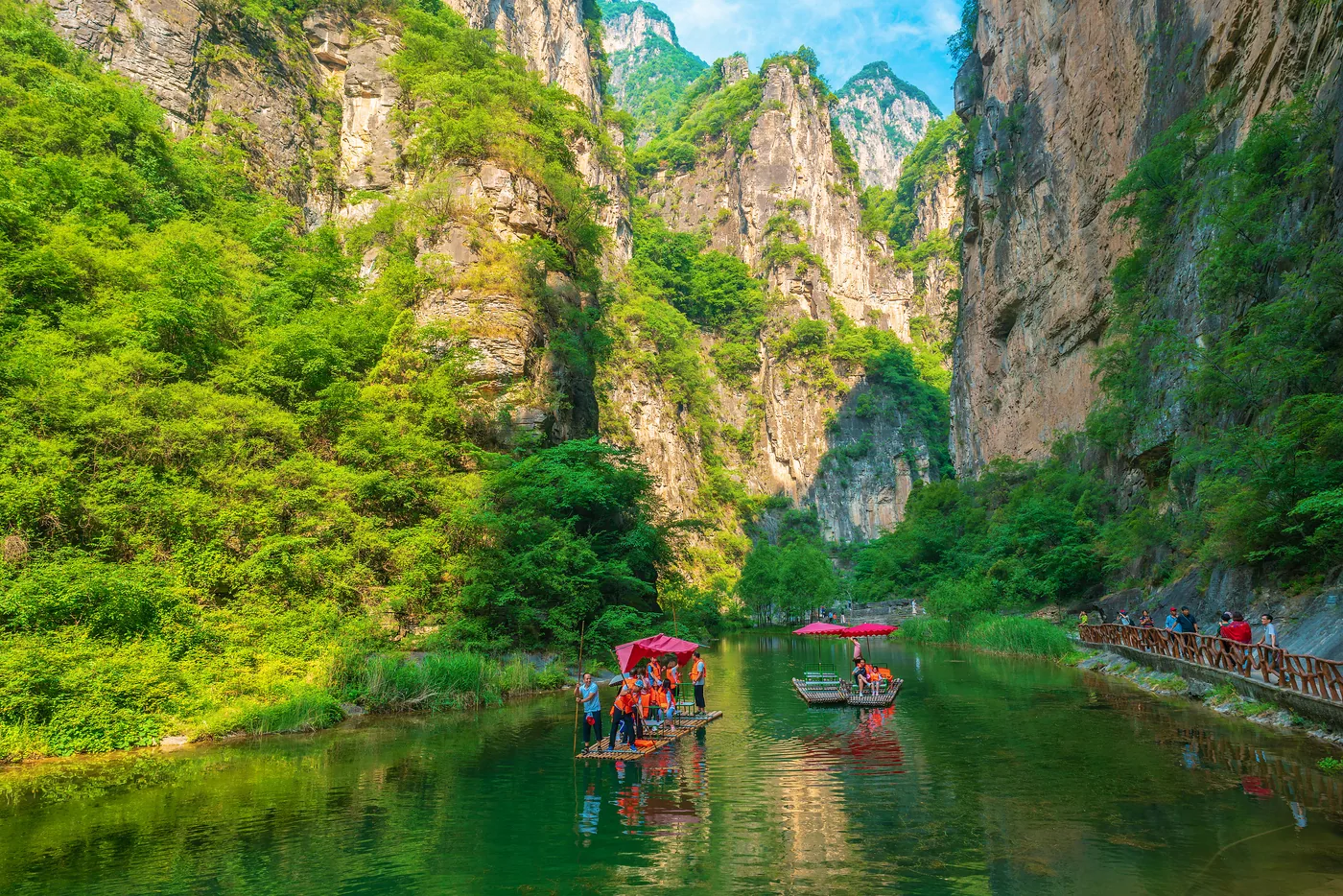 太行山大峡谷风景图片