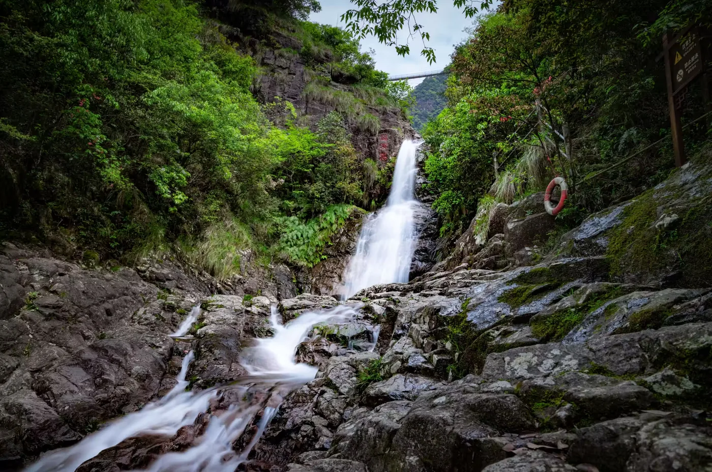 天脊龙门风景图片