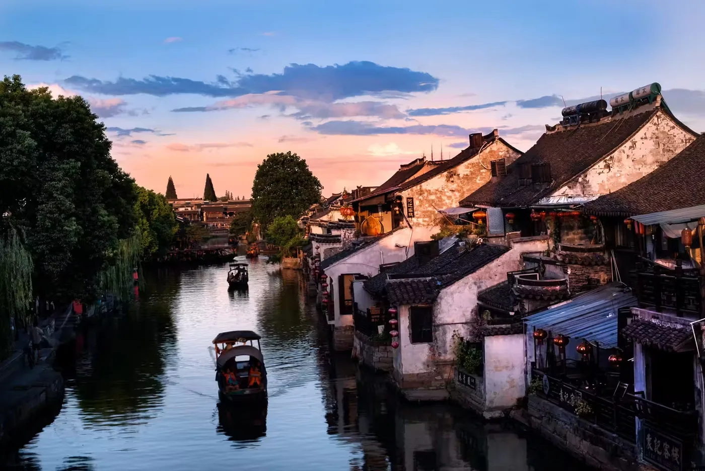 嘉善越里风景图片