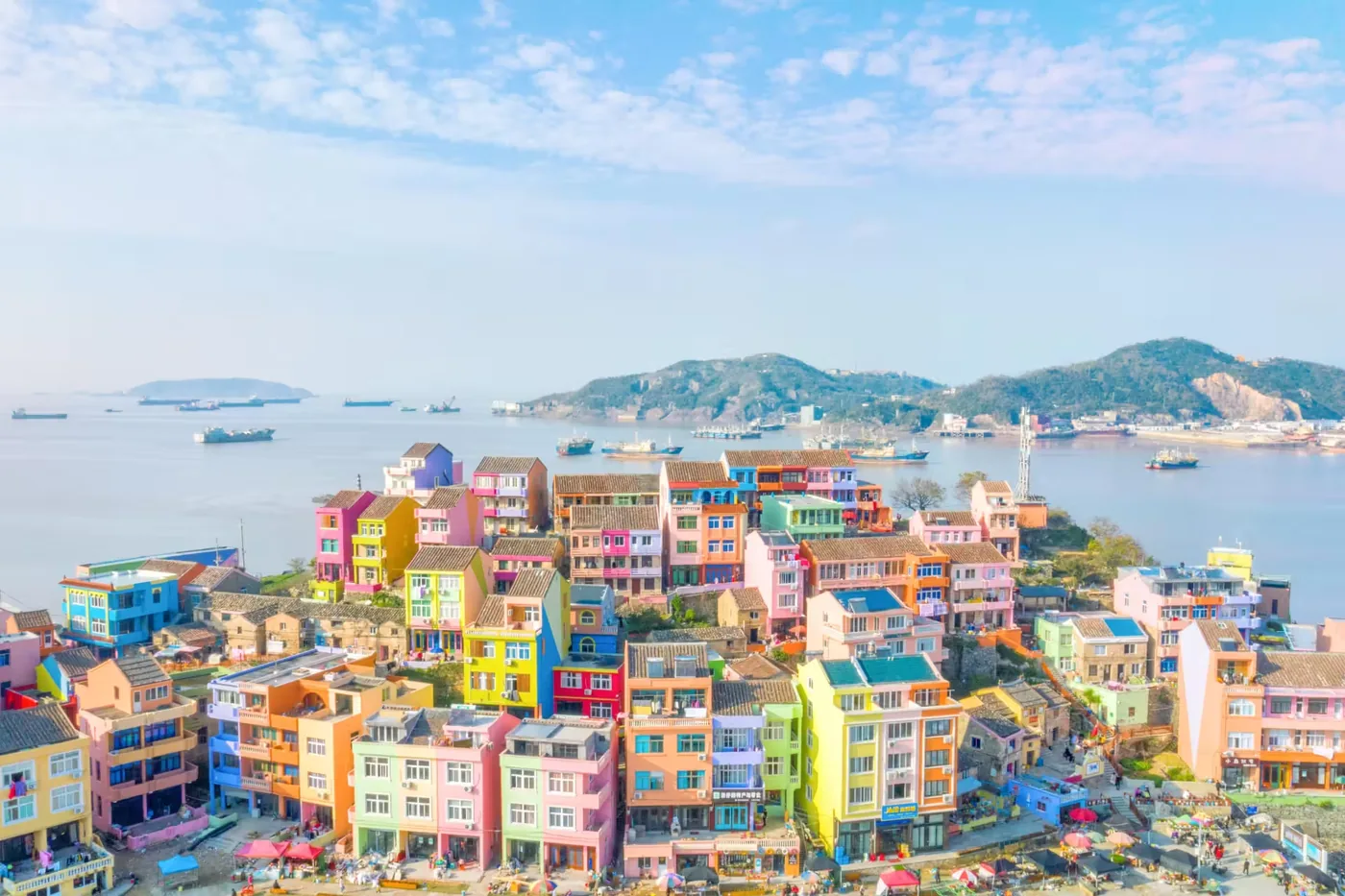 小箬村实景图片