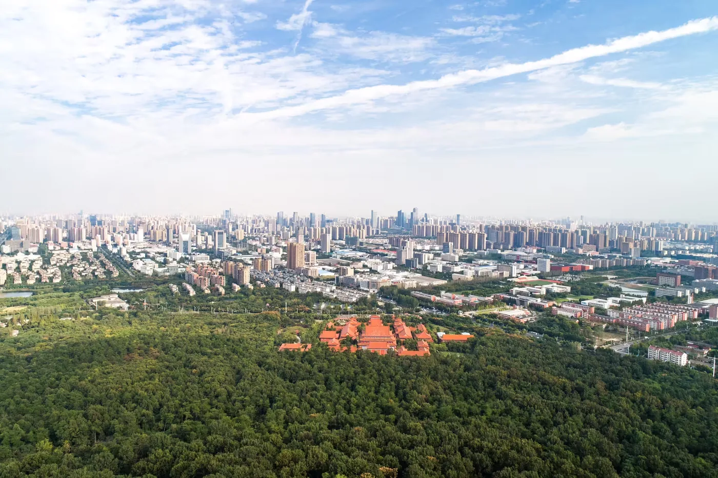 大蜀山森林公园实景图片