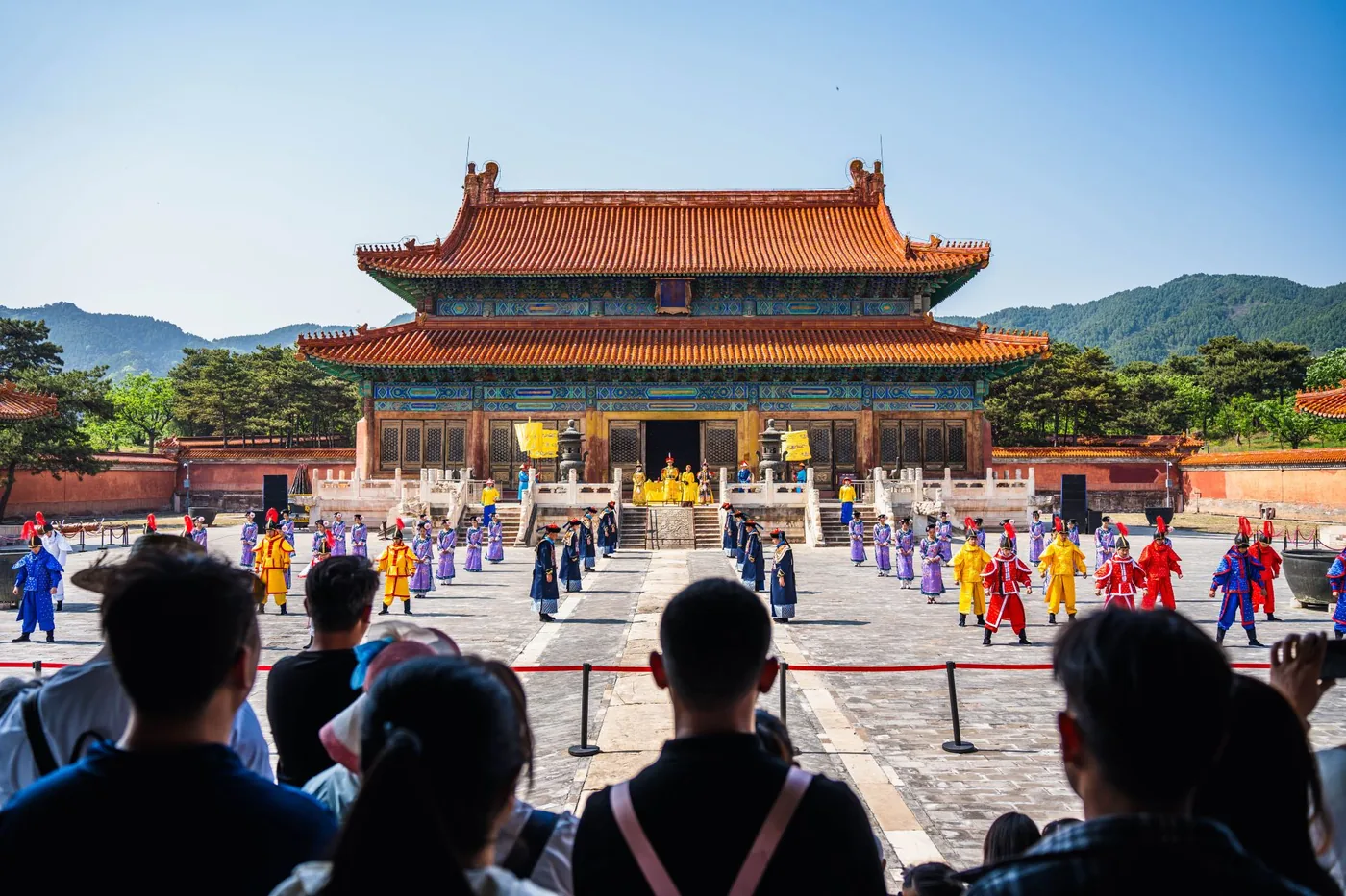 清东陵风景图片