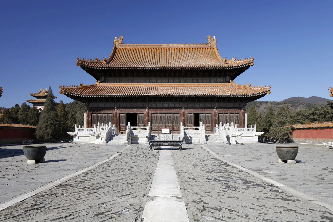 清东陵风景图片