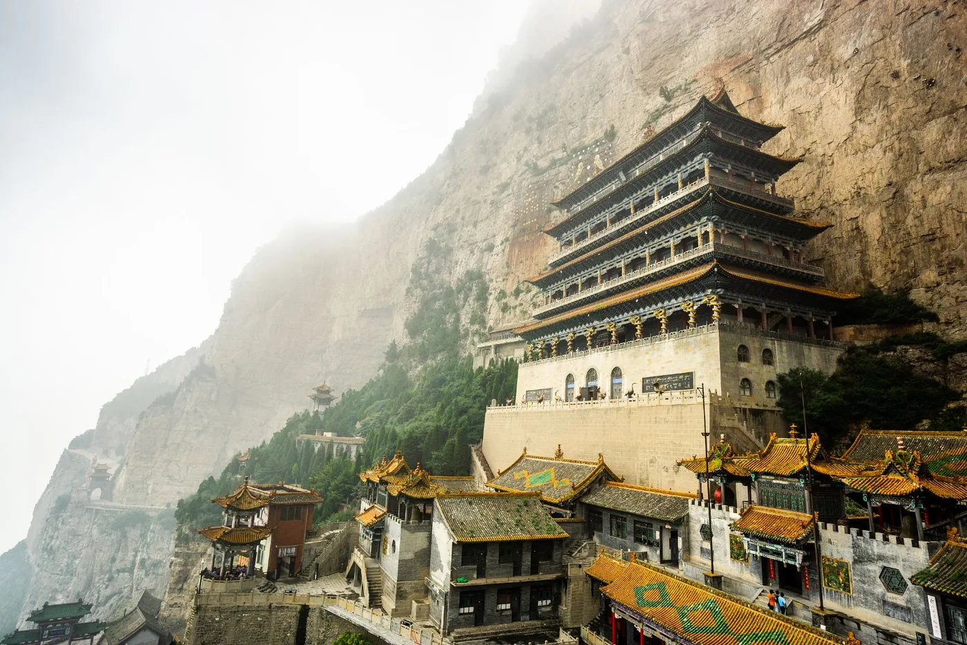 绵山实景图片