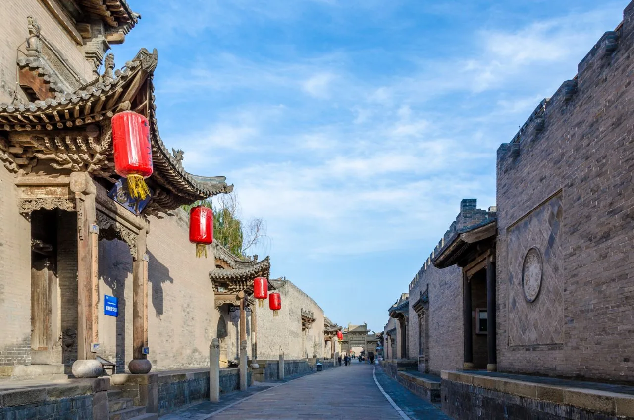 常家庄园实景图片