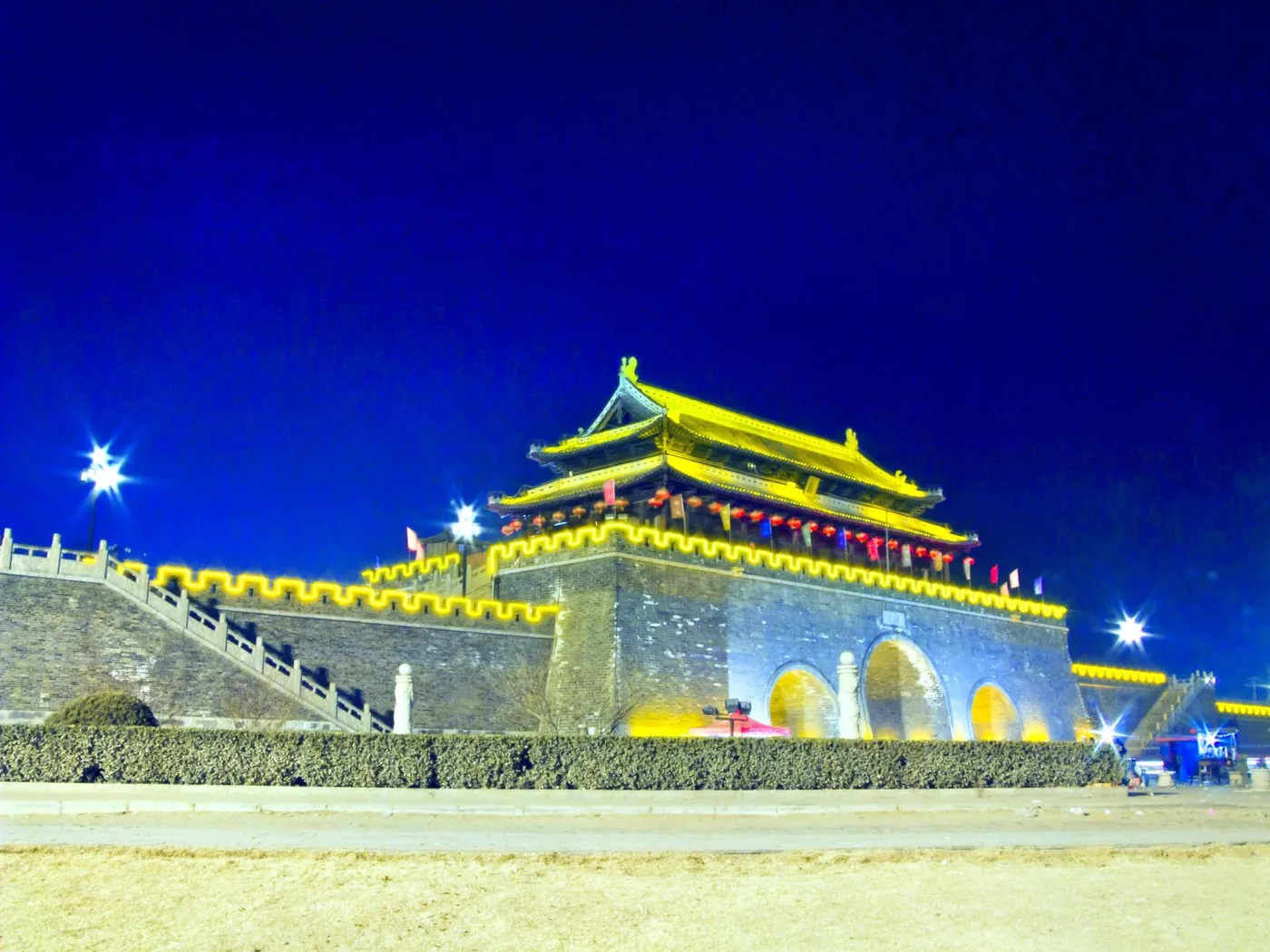 寿县古城风景图片